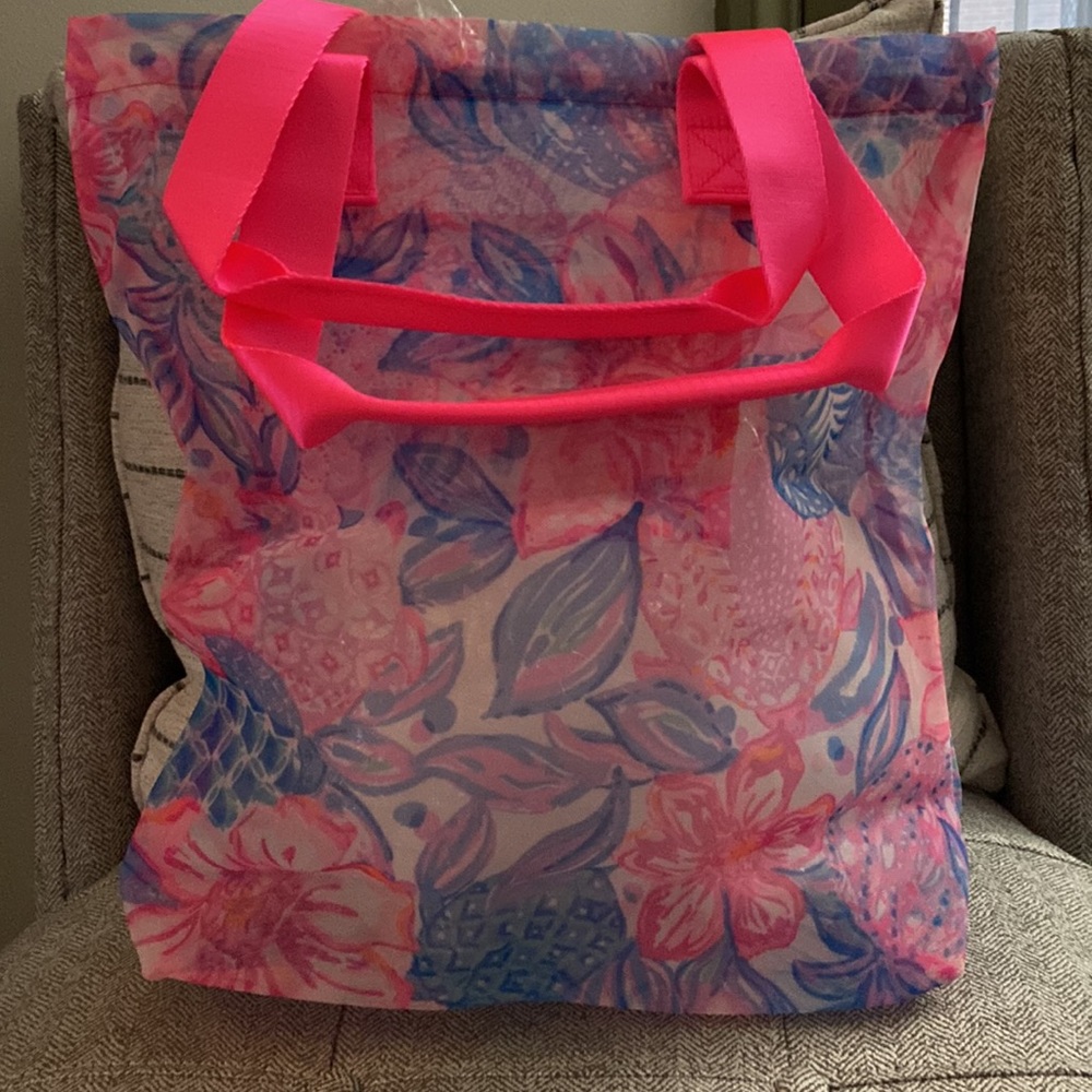 🌺Last One!🌺 NWT Lilly Pulitzer Mesh Tote - Picture 4 of 6